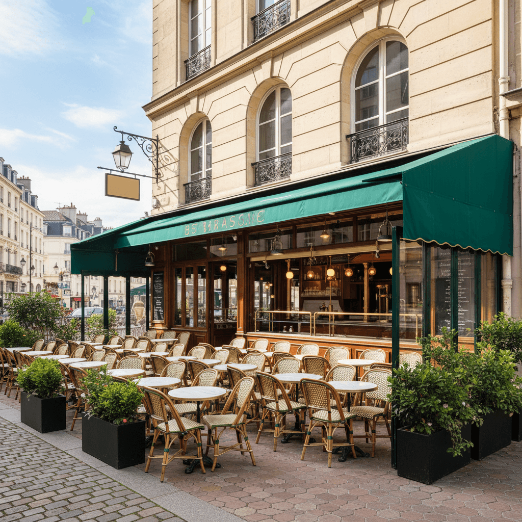 Bar-brasserie 105m² à Nantes : terrasse - licence IV