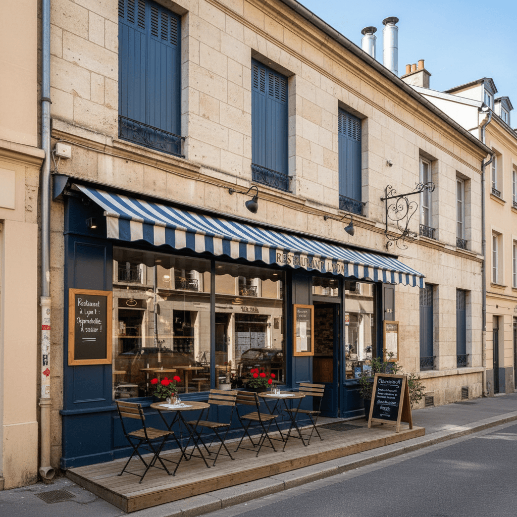 Restaurant 70m² à Lyon : extraction