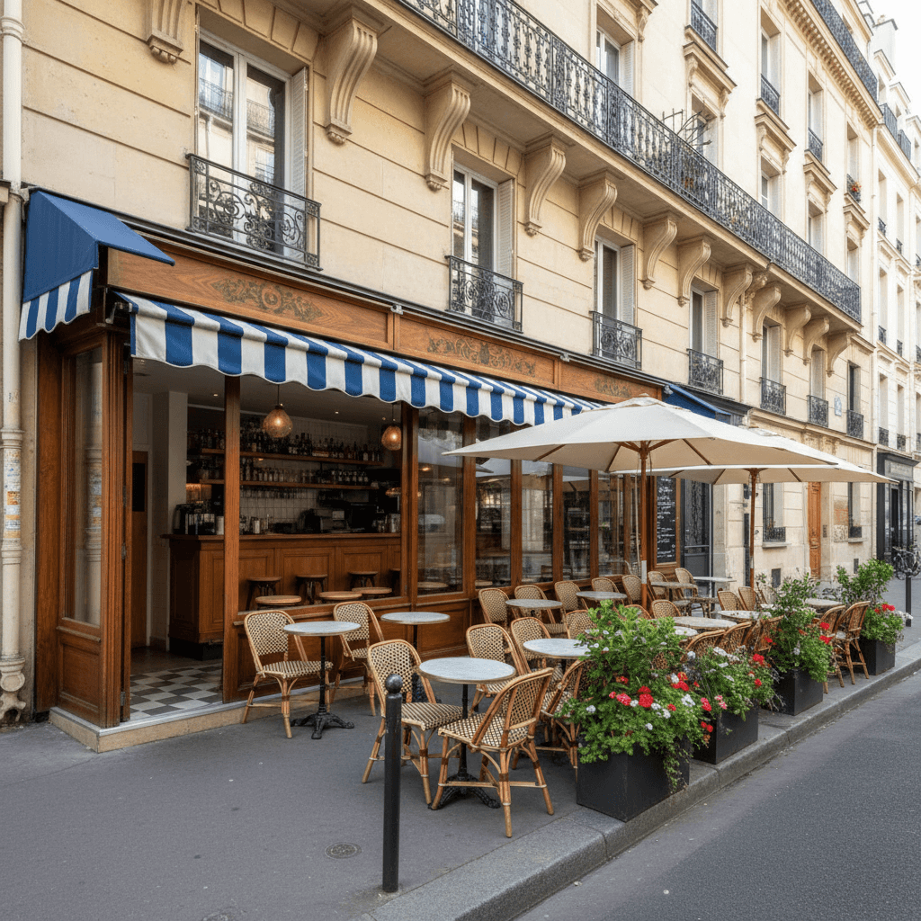 Local Restauration à Paris avec Terrasse et Cave