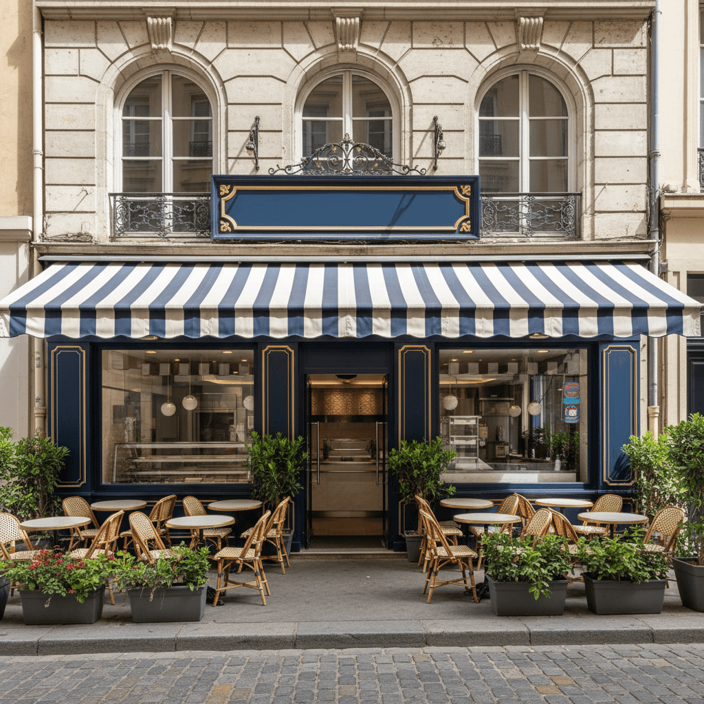 Fast-food 60m² à Lyon : terrasse - licence IV