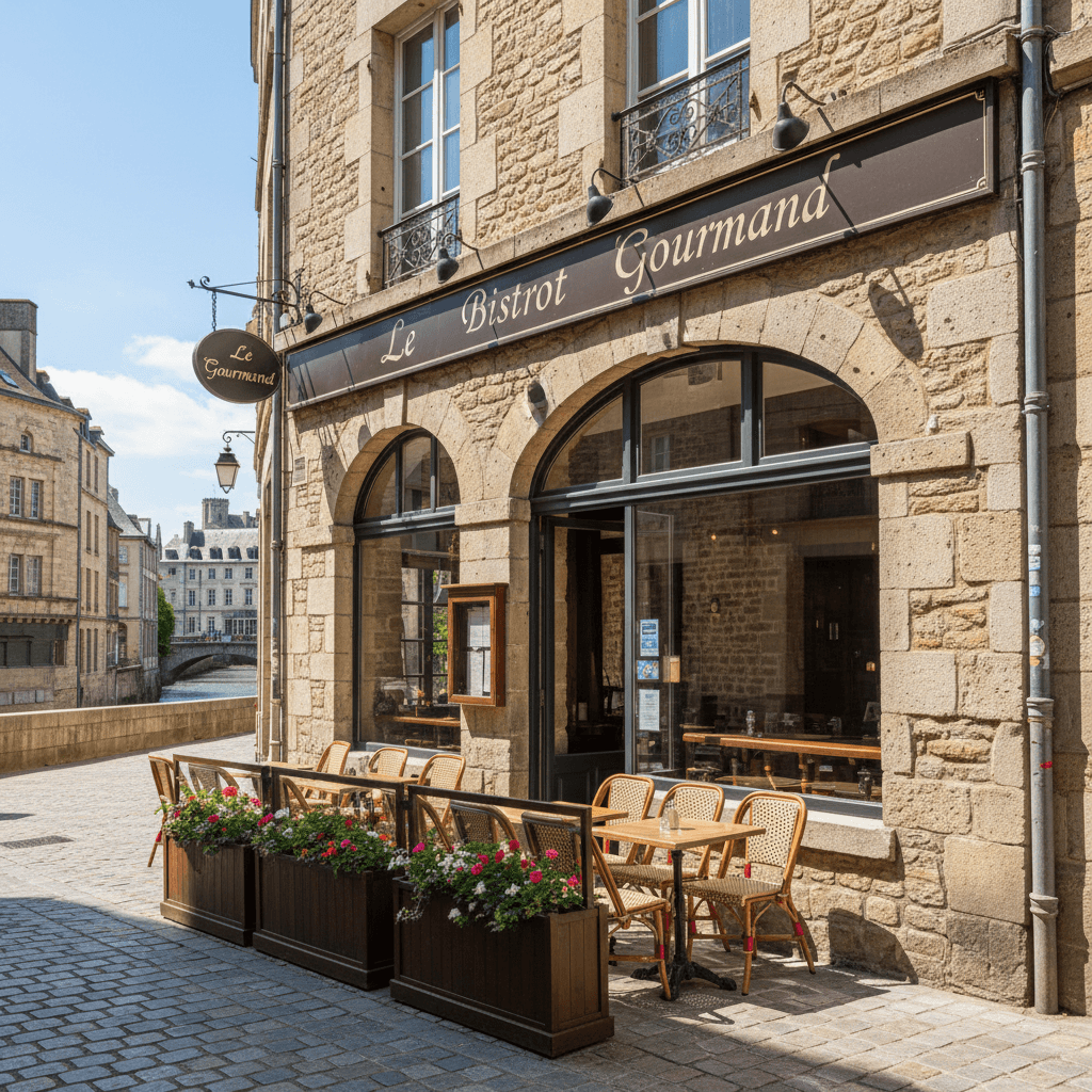 Restaurant 50m² à Angers : terrasse - licence IV