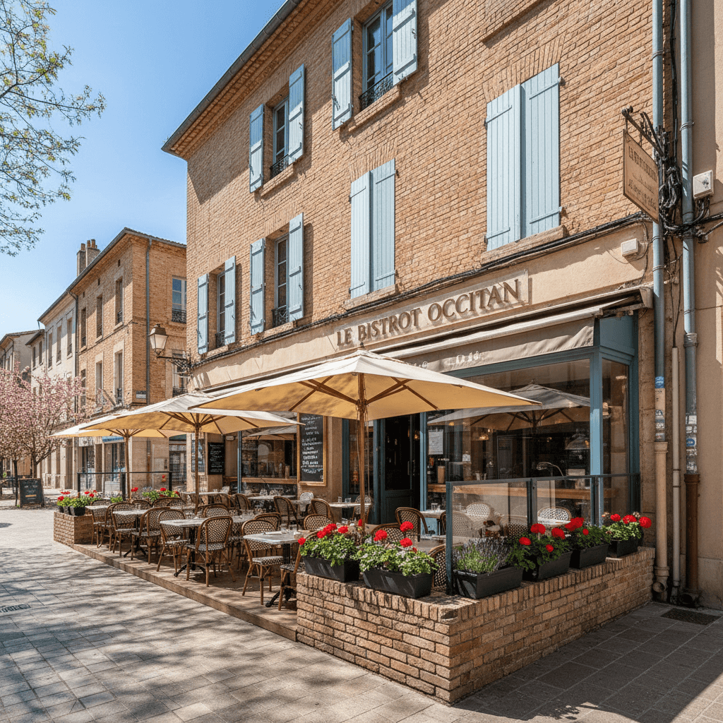 Restaurant à Toulouse : terrasse