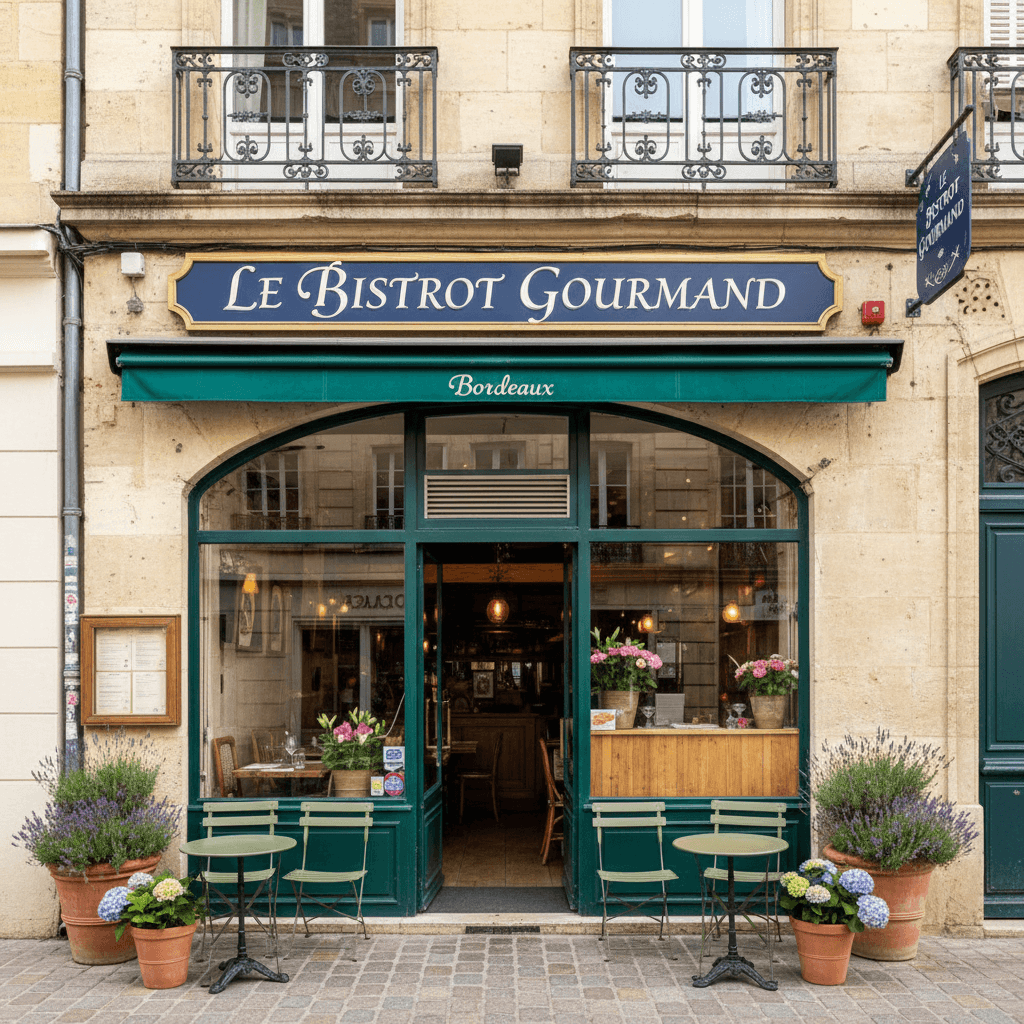 Restaurant à Bordeaux : terrasse - licence IV