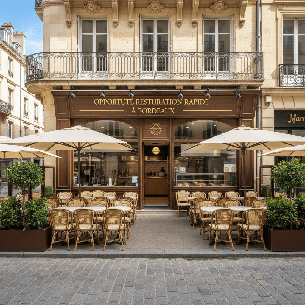 Opportunité Restauration Rapide à Bordeaux