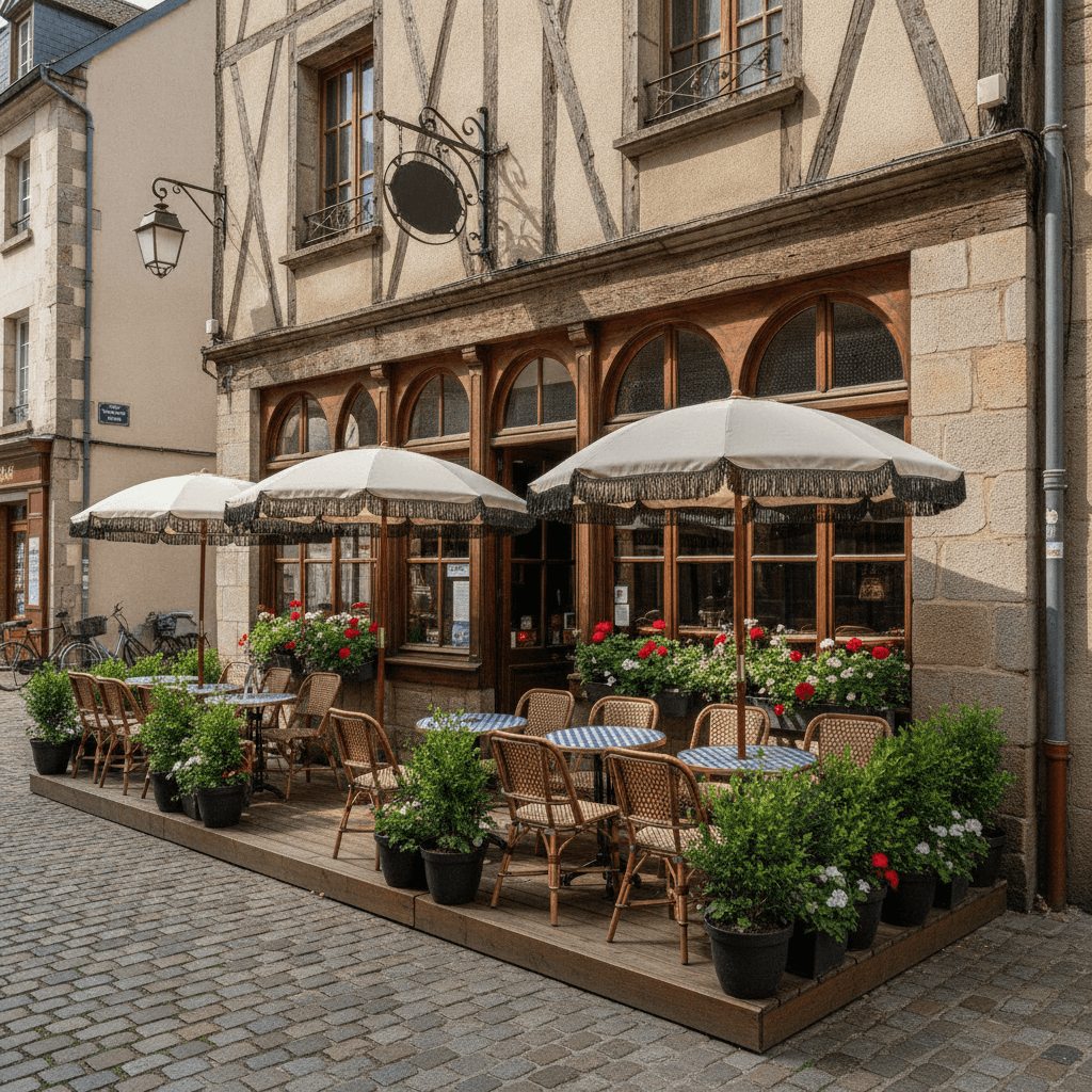 Restaurant à Rennes : terrasse