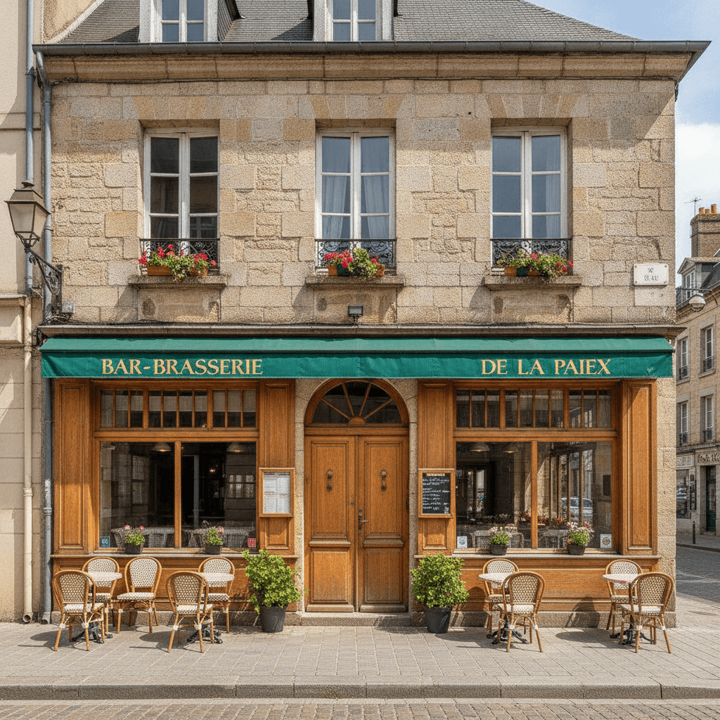 Bar-brasserie 180m² à Rennes : terrasse - licence IV