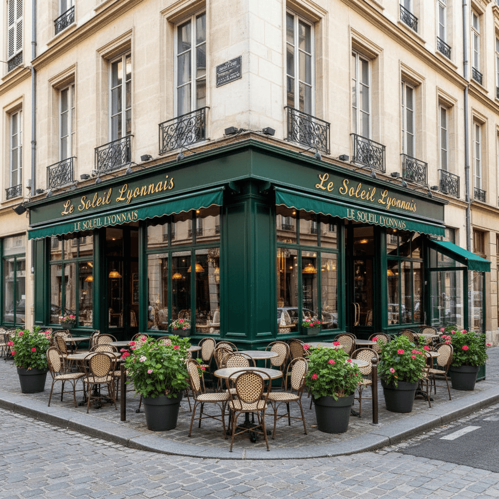 Restaurant à Lyon : terrasse - extraction