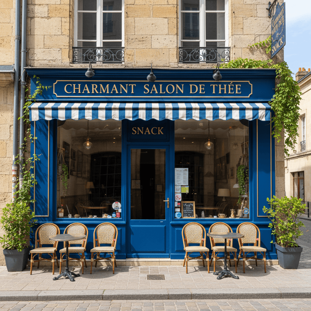 Snack 35m² à Bordeaux : terrasse