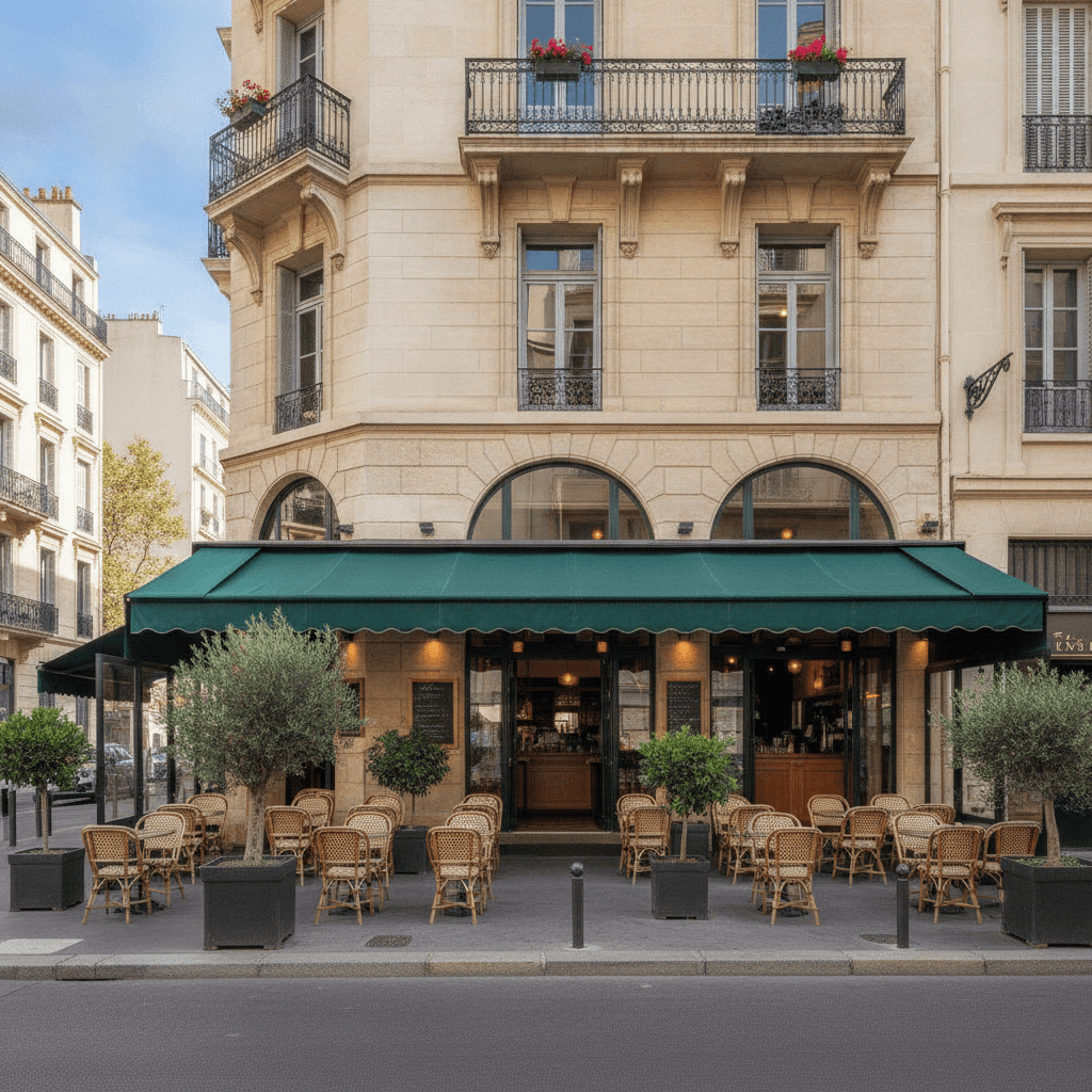 Bar-brasserie 117m² à Marseille : terrasse - licence IV