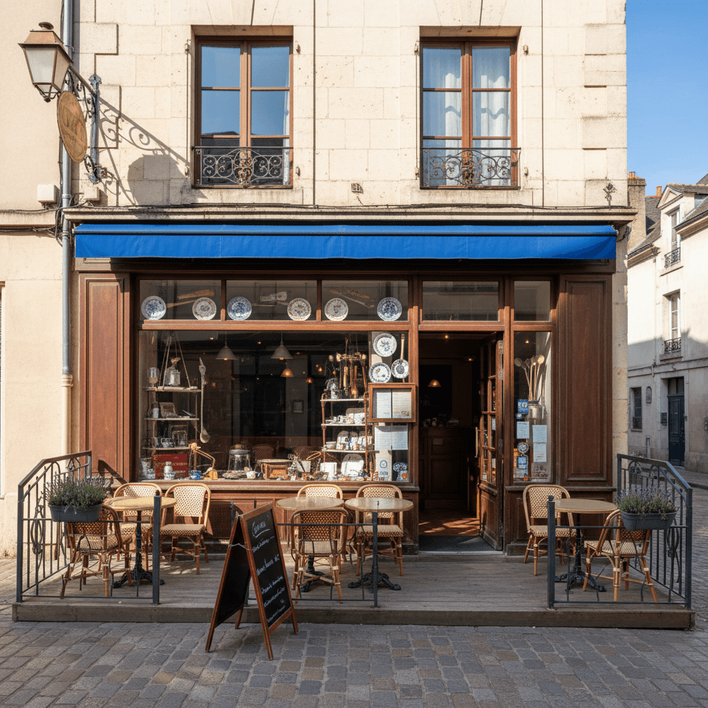 Restaurant 80m² à Angers : terrasse