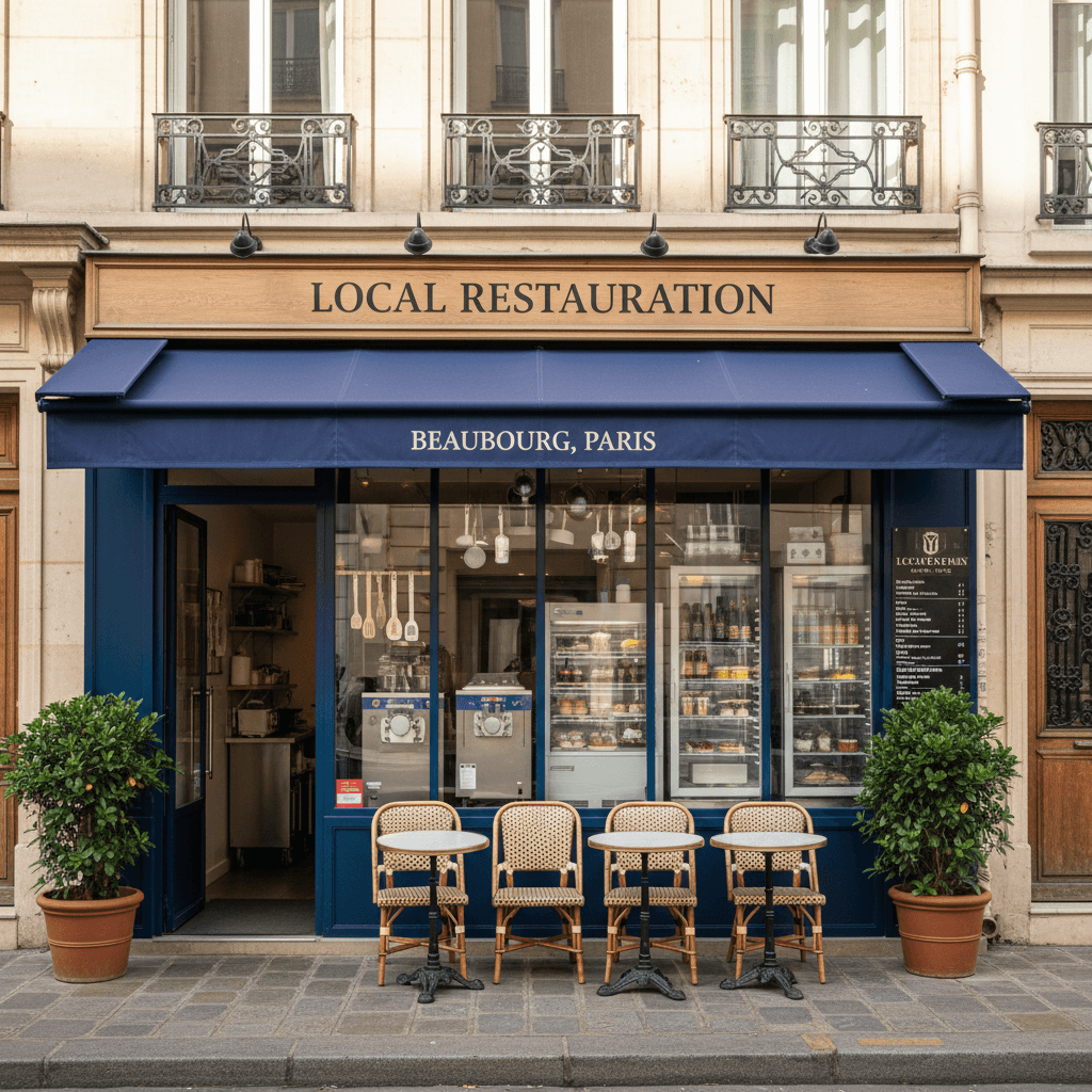 Local Restauration Idéal à Beaubourg, Paris