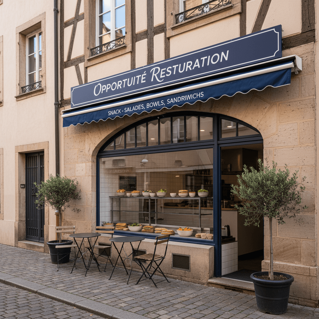 Snack 25m² à Strasbourg : cuisine équipée