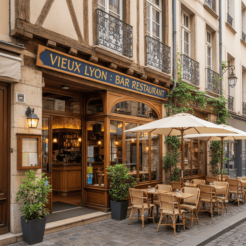 Restaurant 150m² à Lyon : terrasse - licence IV