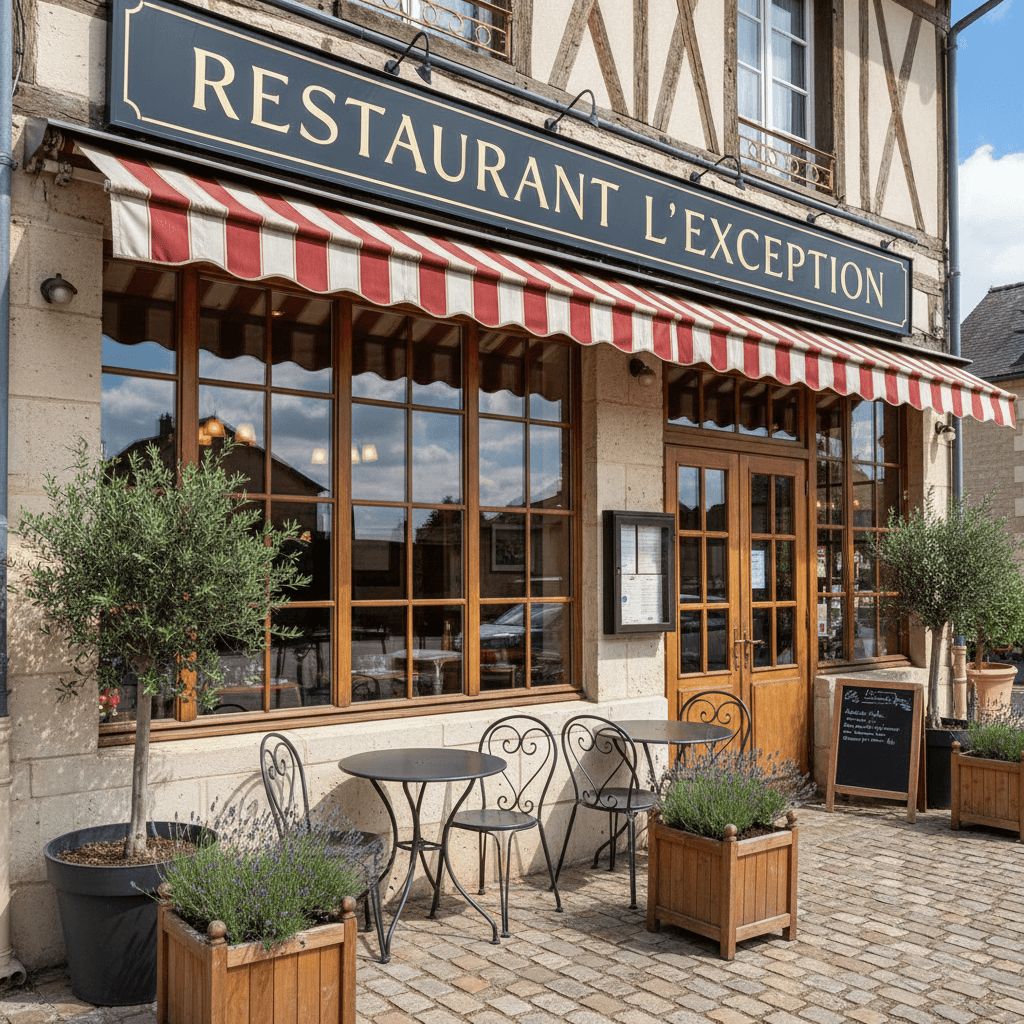 Restaurant à Rouen : terrasse - licence IV