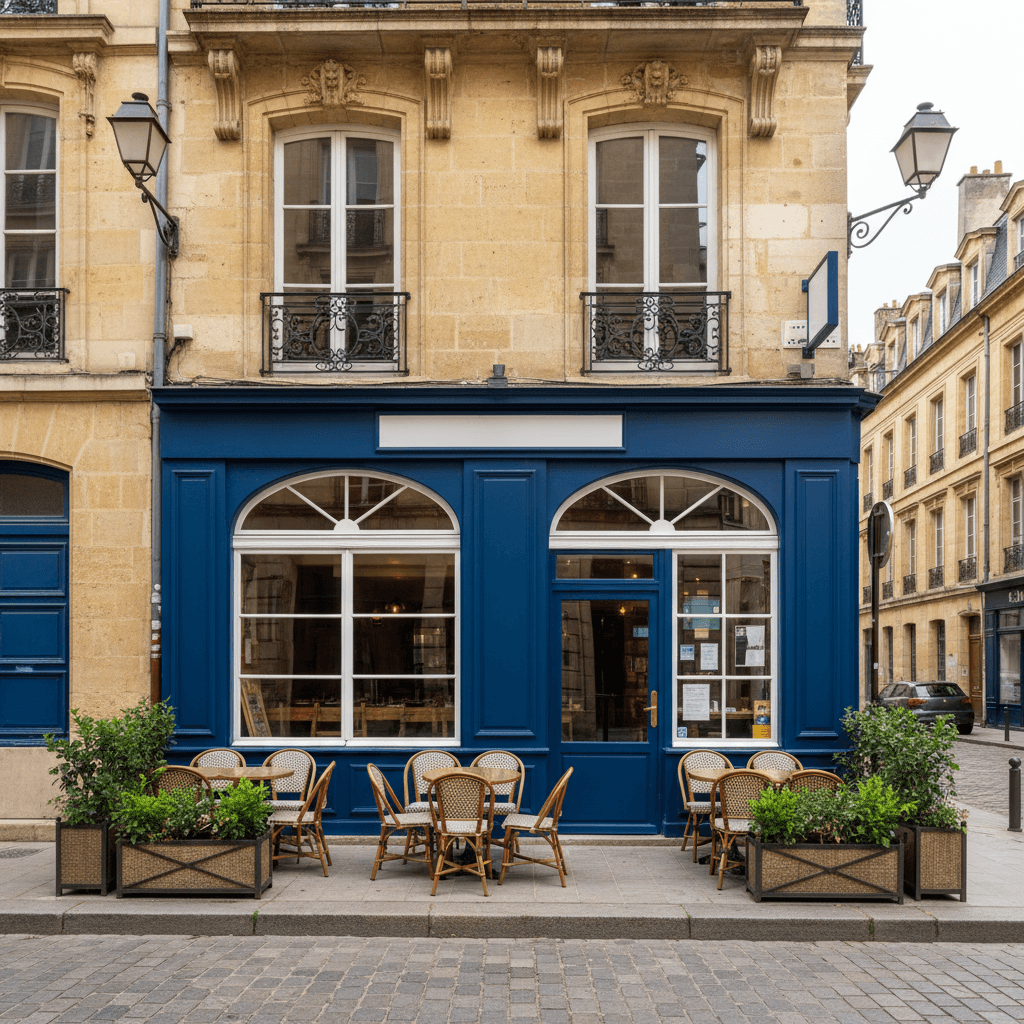 Restaurant 70m² à Bordeaux : terrasse - licence IV