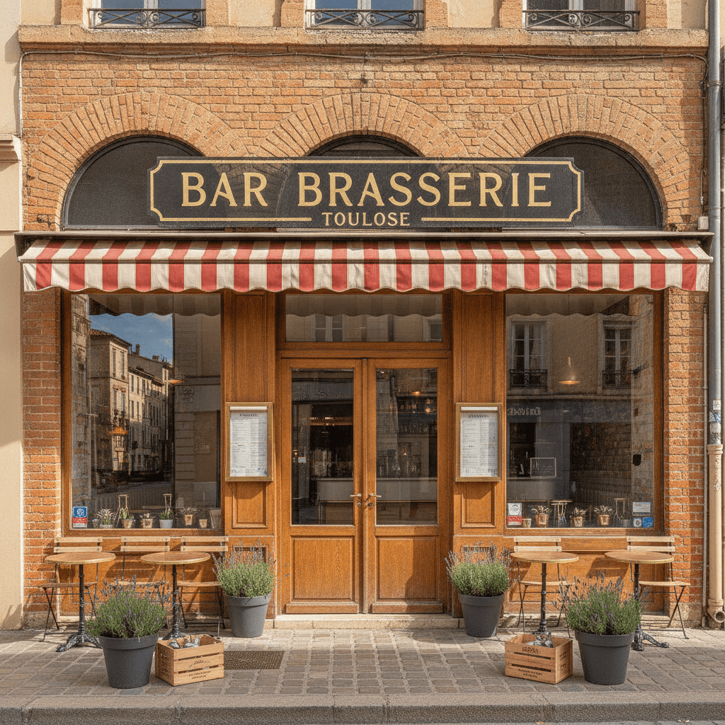 Bar-brasserie 65m² à Toulouse : licence IV - climatisation