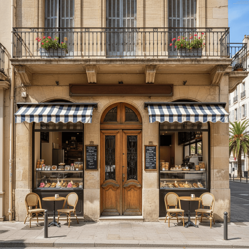 Snack 56m² à Marseille : terrasse - cuisine équipée