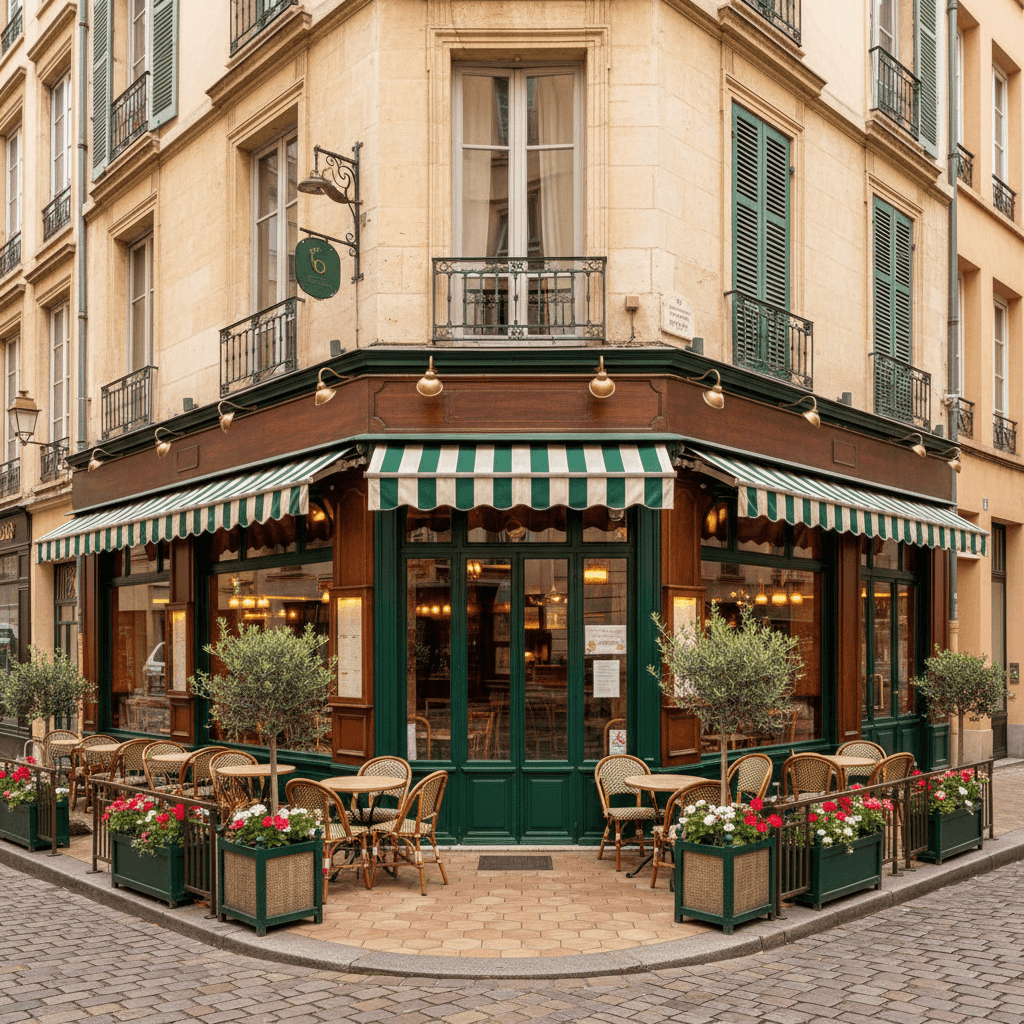 Restaurant 109m² à Lyon : terrasse - extraction