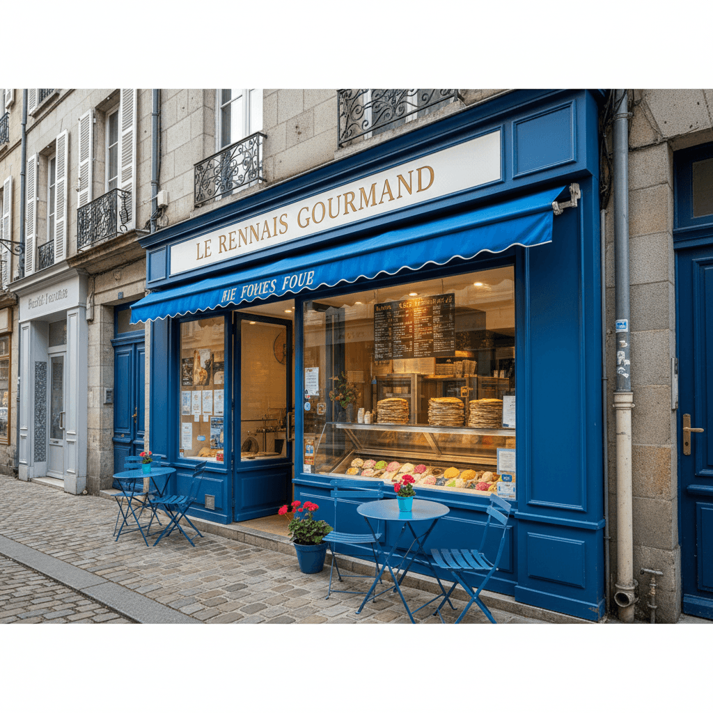 Fast-food à Rennes : terrasse - extraction