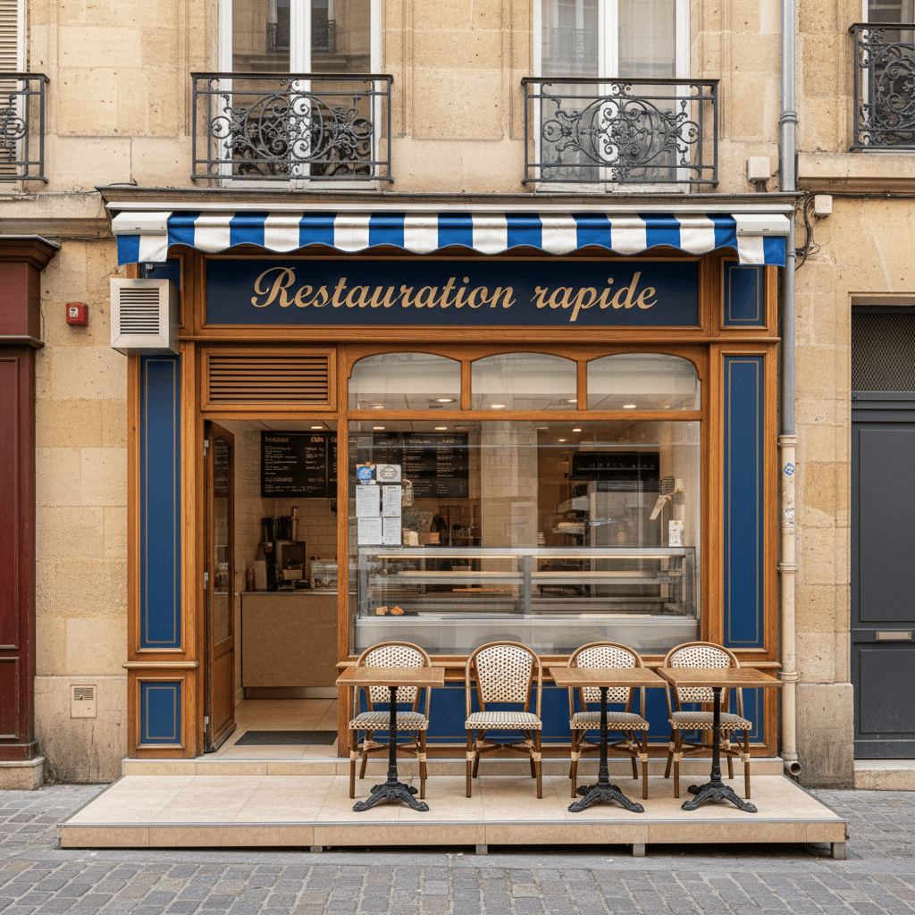 Fast-food 60m² à Bordeaux : extraction - cuisine équipée