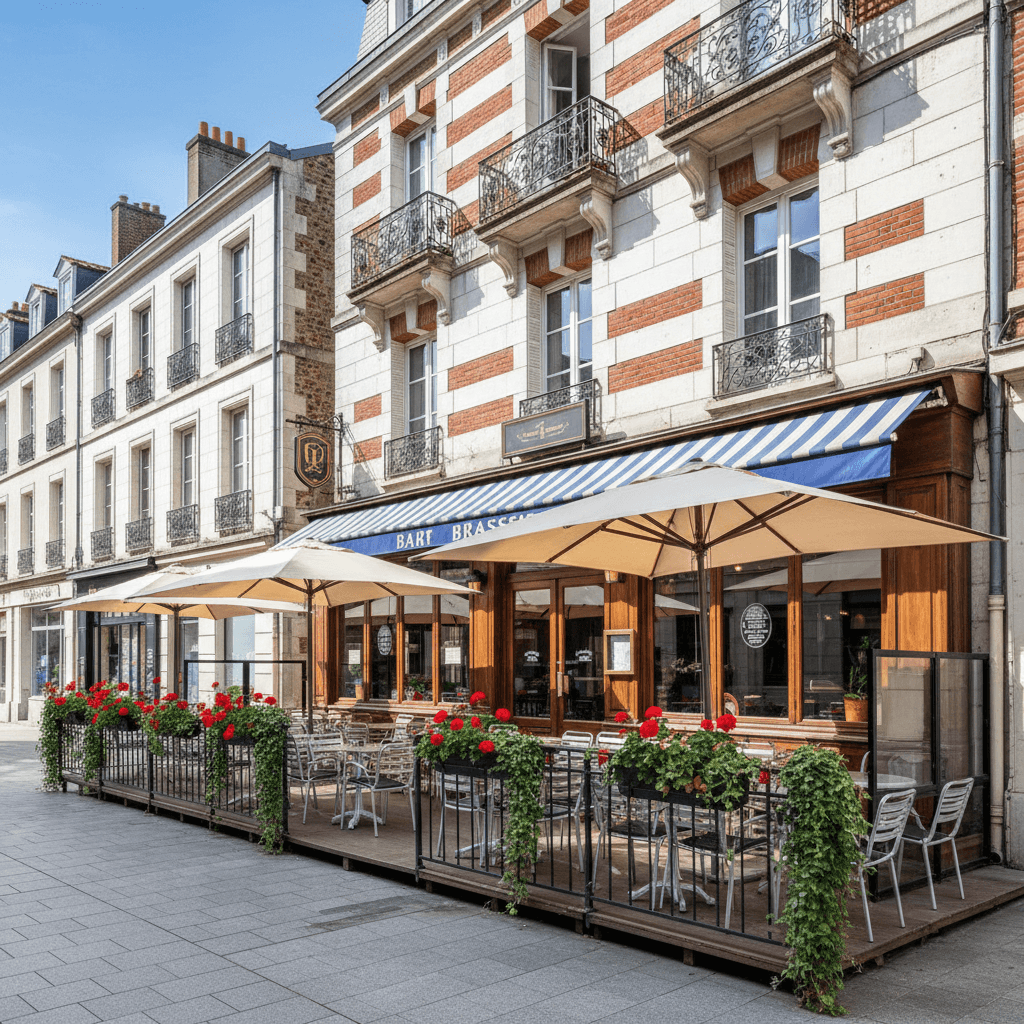 Bar-brasserie à Nantes : terrasse - licence IV