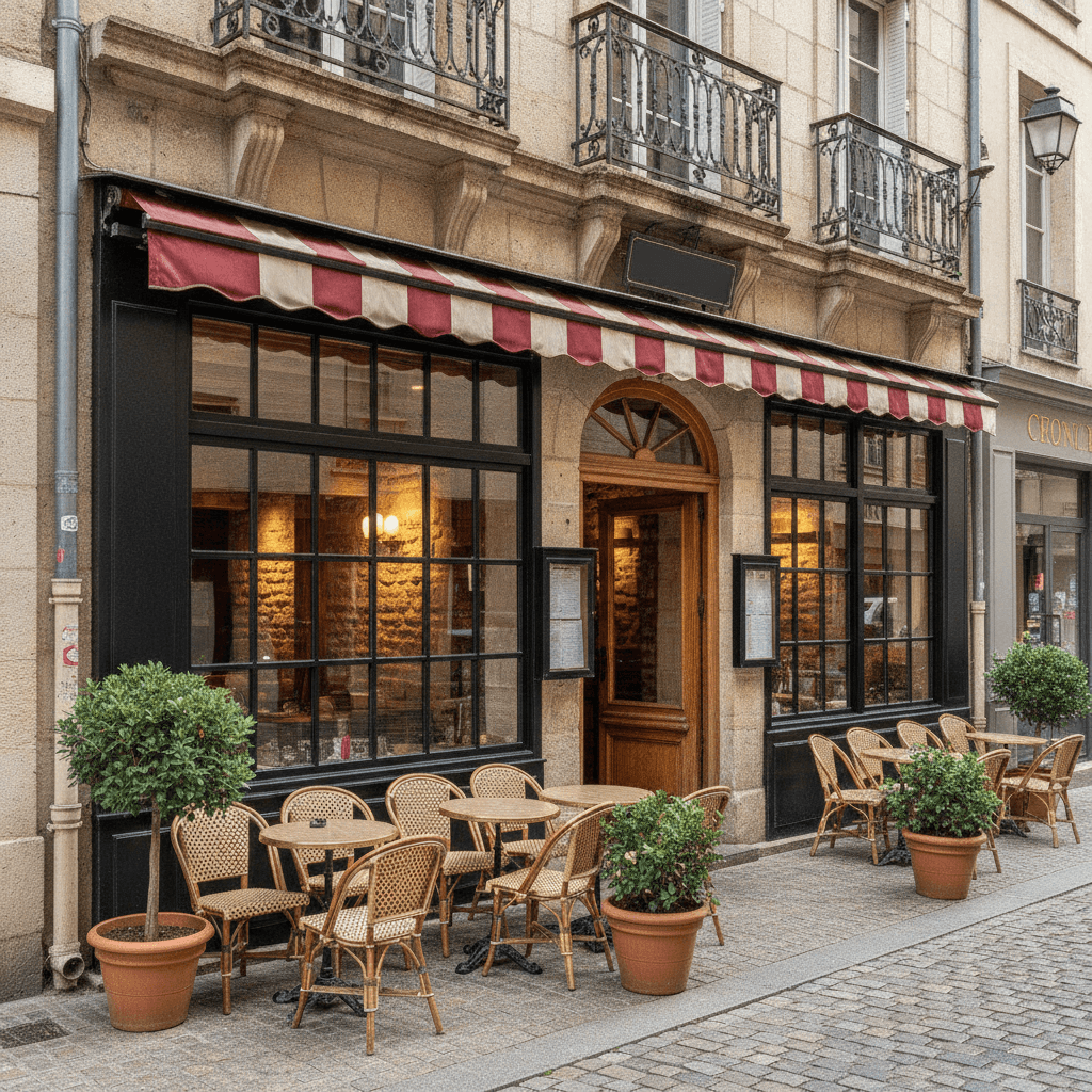 Restaurant 70m² à Grenoble : terrasse - licence IV