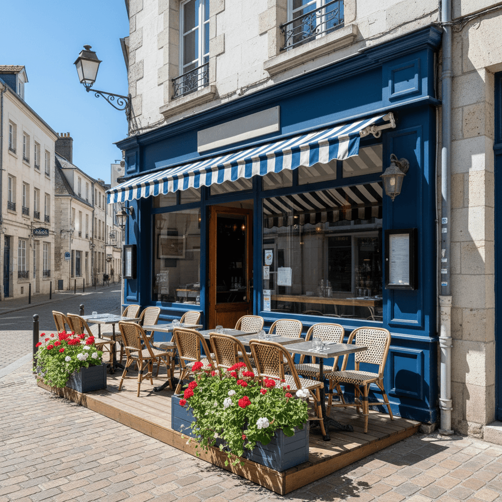 Restaurant 70m² à Nantes : terrasse - licence IV