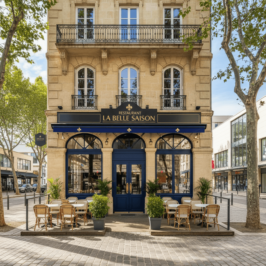 Restaurant 422m² à Montpellier : terrasse - extraction