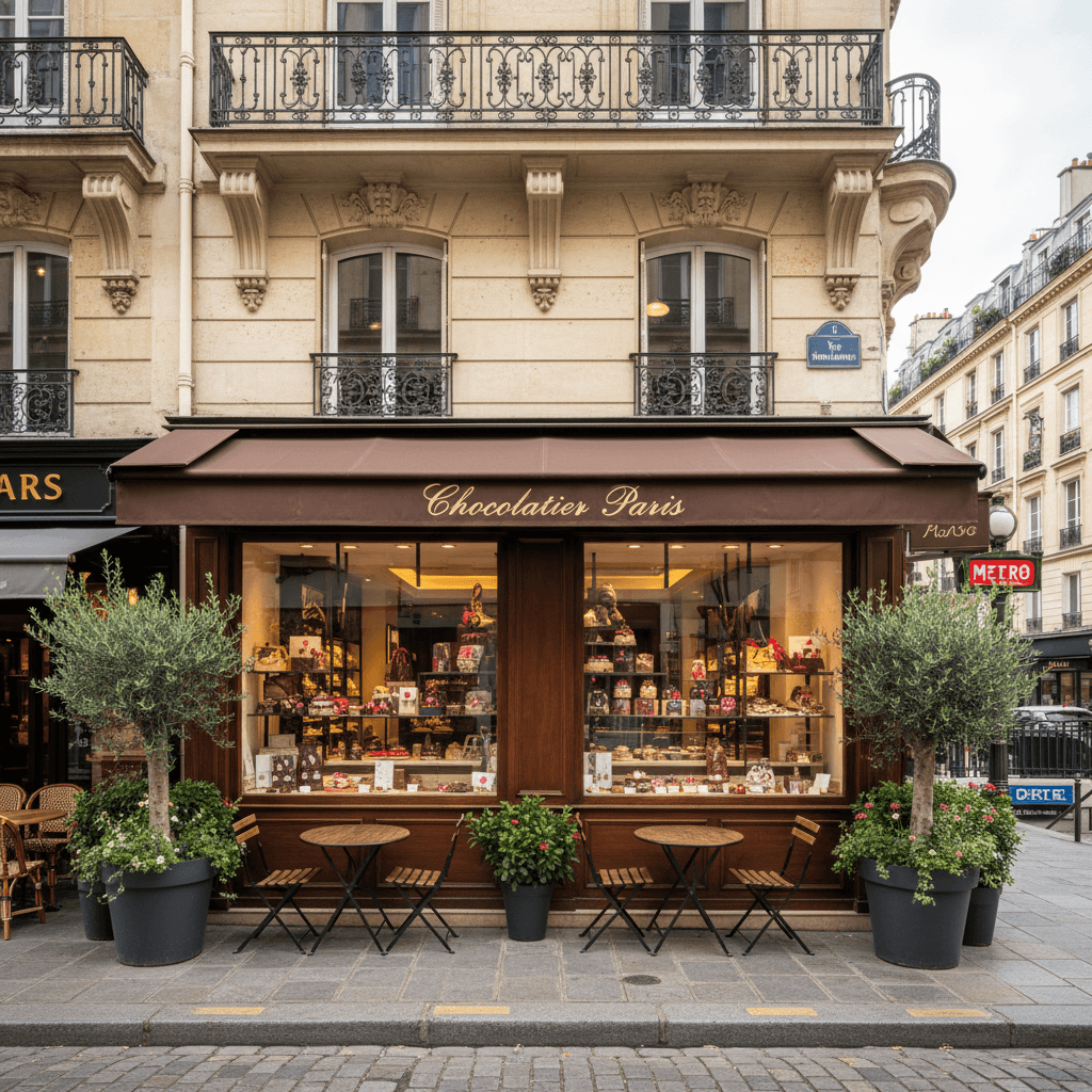 Local Commercial Chocolatier à Paris - 70 m²