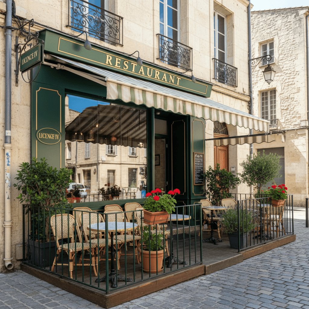 Restaurant à Avignon : terrasse - licence IV