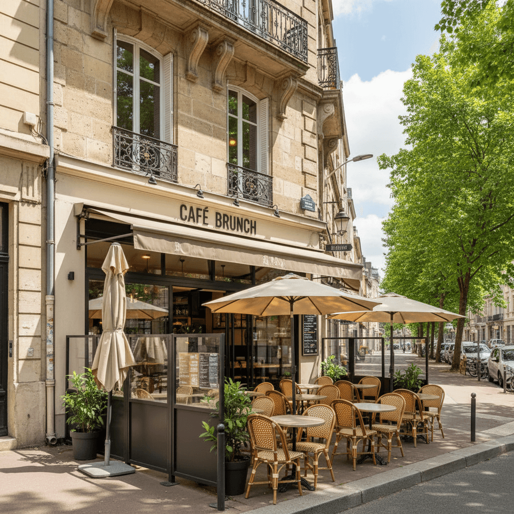 Restaurant 44m² à Nantes : terrasse