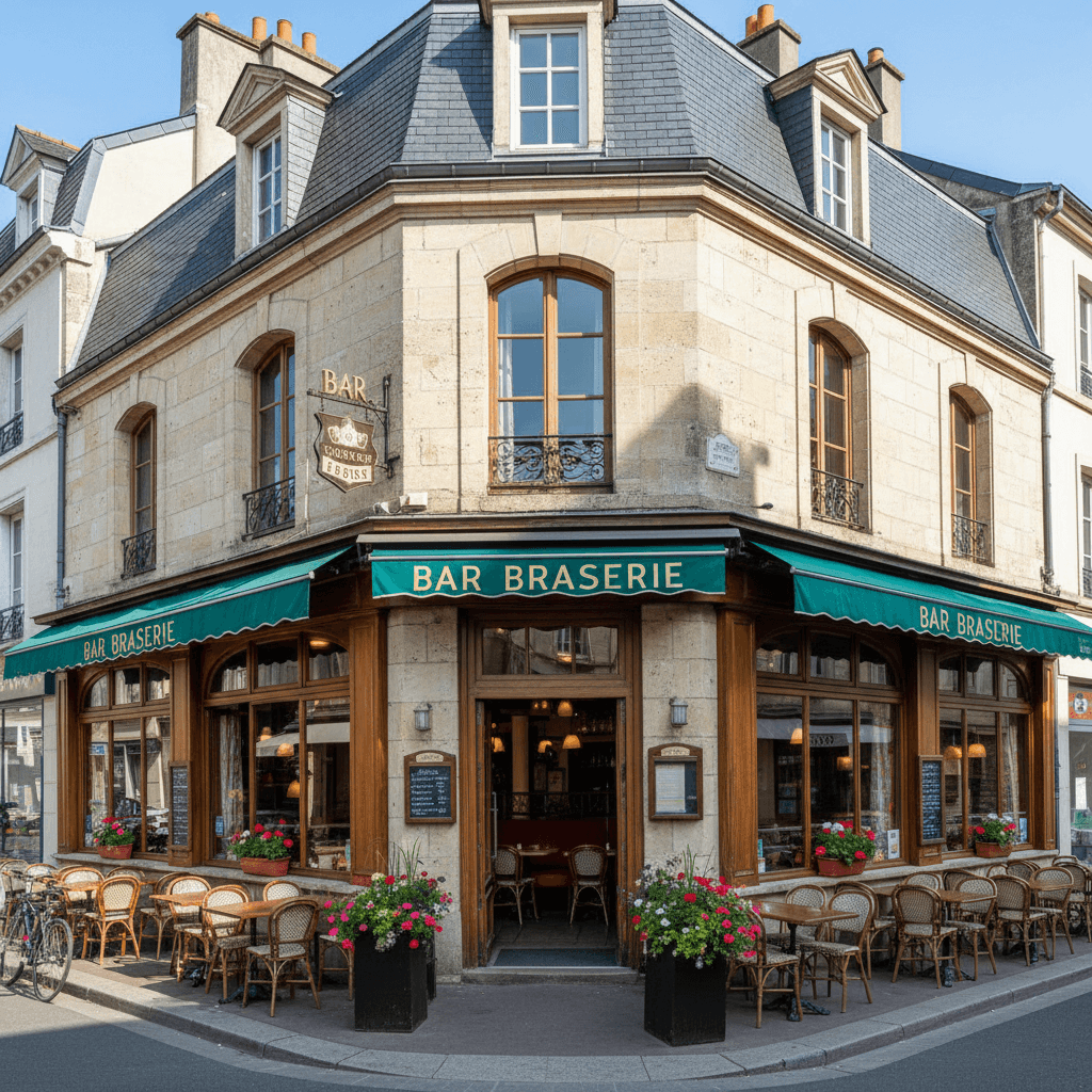 Bar-brasserie 170m² à Nantes : terrasse - licence IV