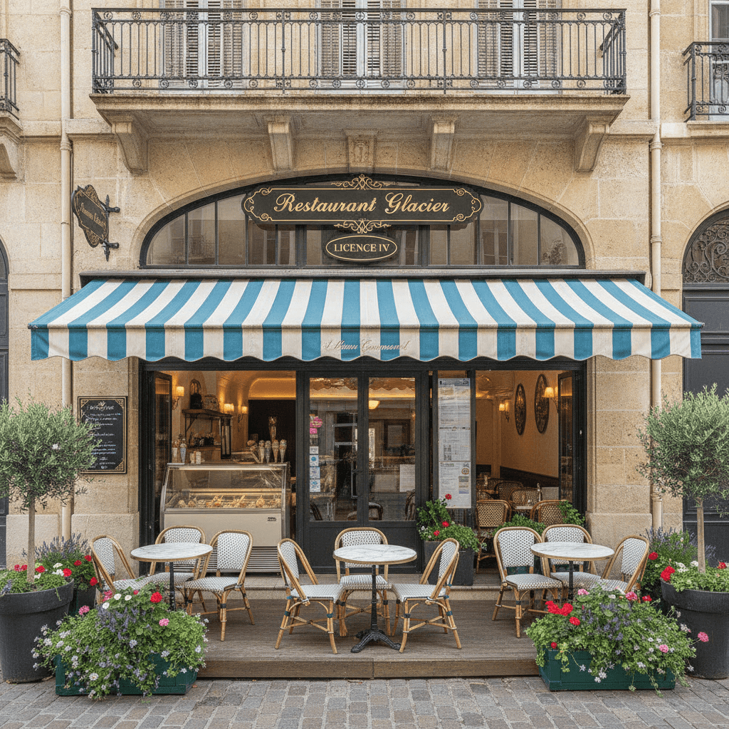 Restaurant à Toulon : terrasse - licence IV