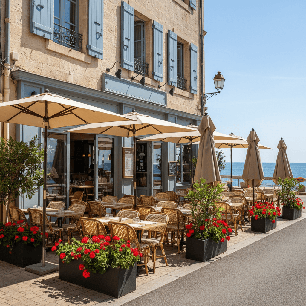 Restaurant à Montpellier : terrasse