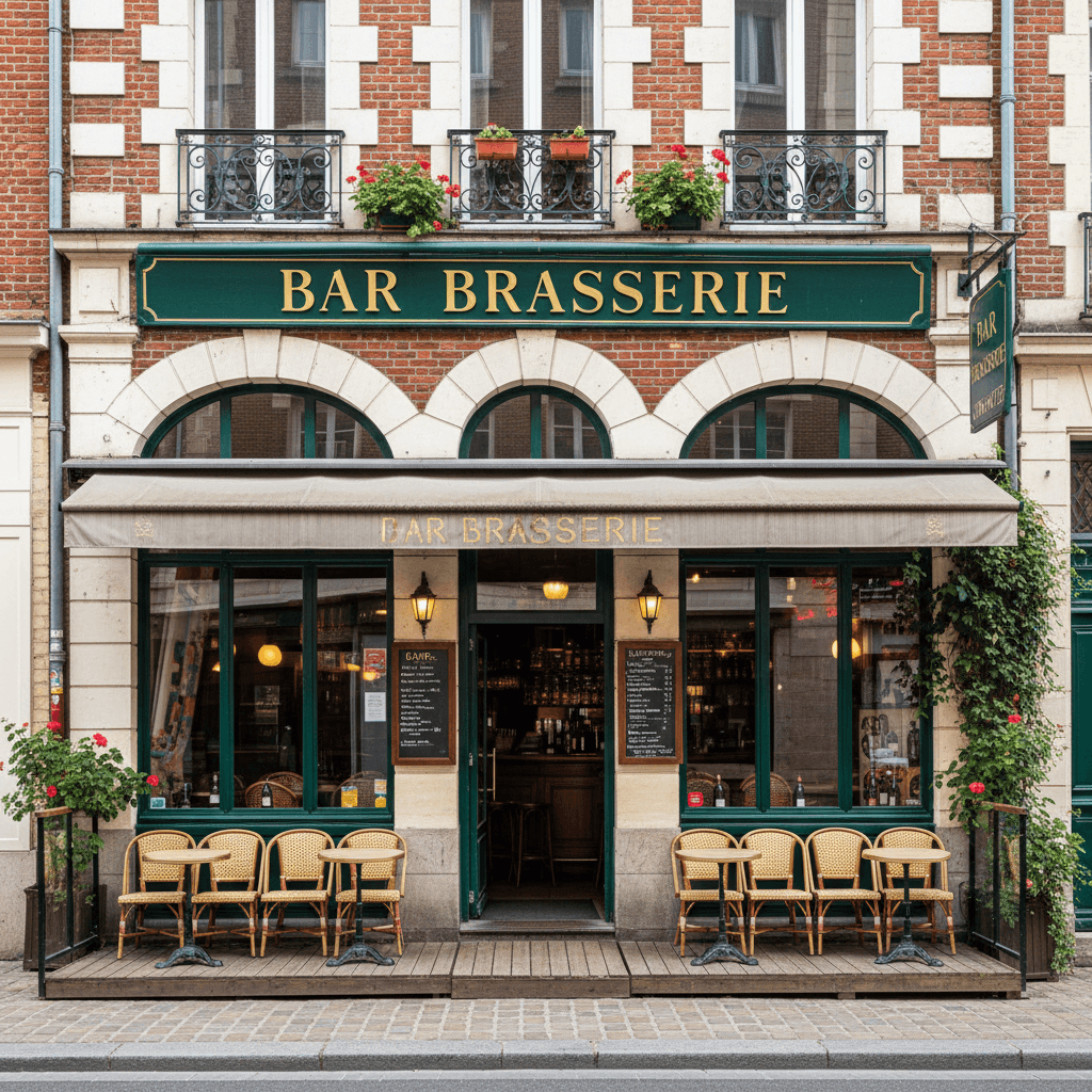Bar-brasserie à Lille : terrasse - licence IV