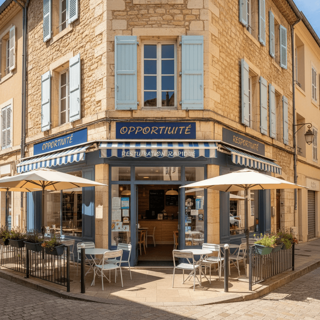 Fast-food 30m² à Aix-En-Provence : terrasse