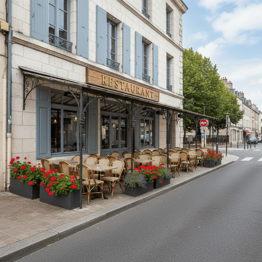 Restaurant 230m² à Nantes : terrasse - licence IV