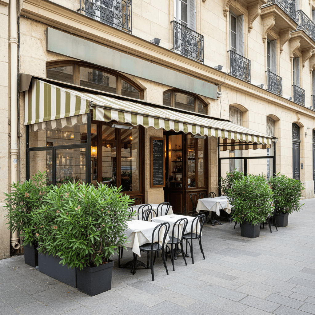 Restaurant 96m² à Marseille : terrasse - licence IV