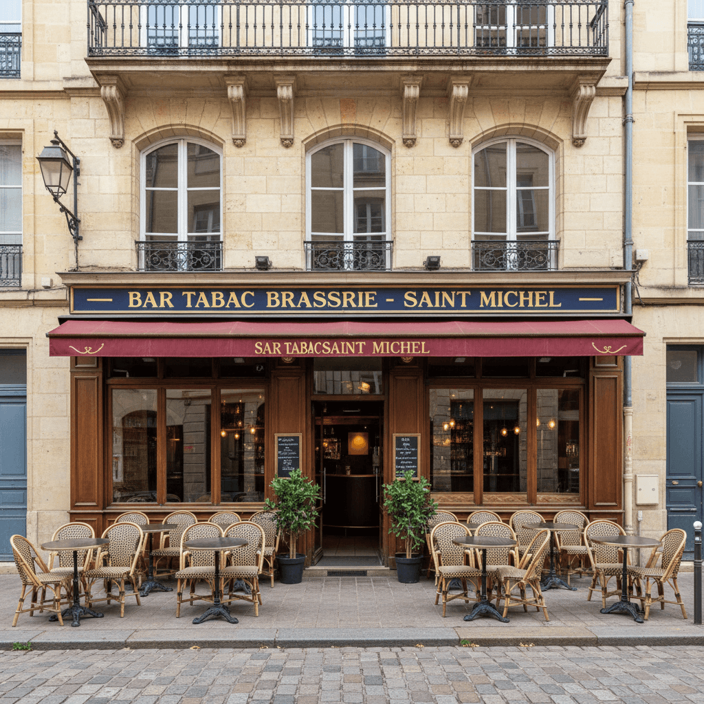 Bar-brasserie 100m² à Bordeaux : terrasse - licence IV