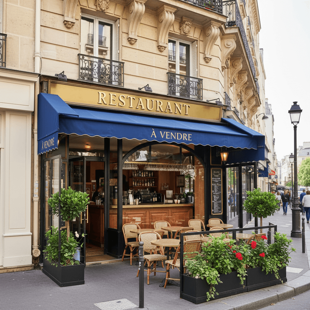 Restaurant à vendre, quartier vivant de Paris