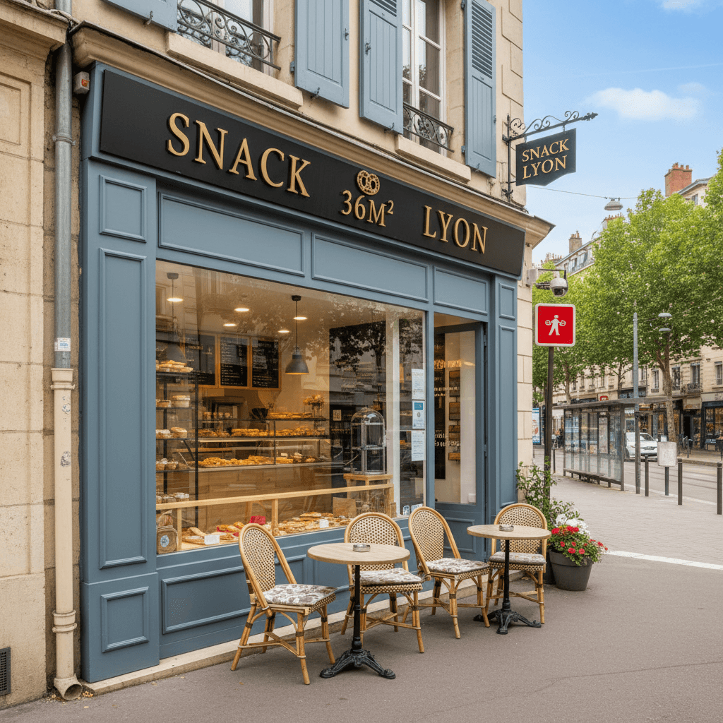 Snack 36m² à Lyon : extraction