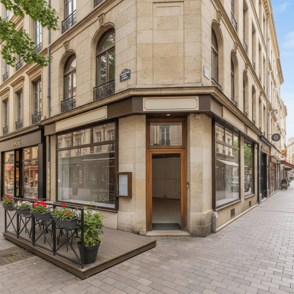 Local vide 170m² à Lyon : extraction