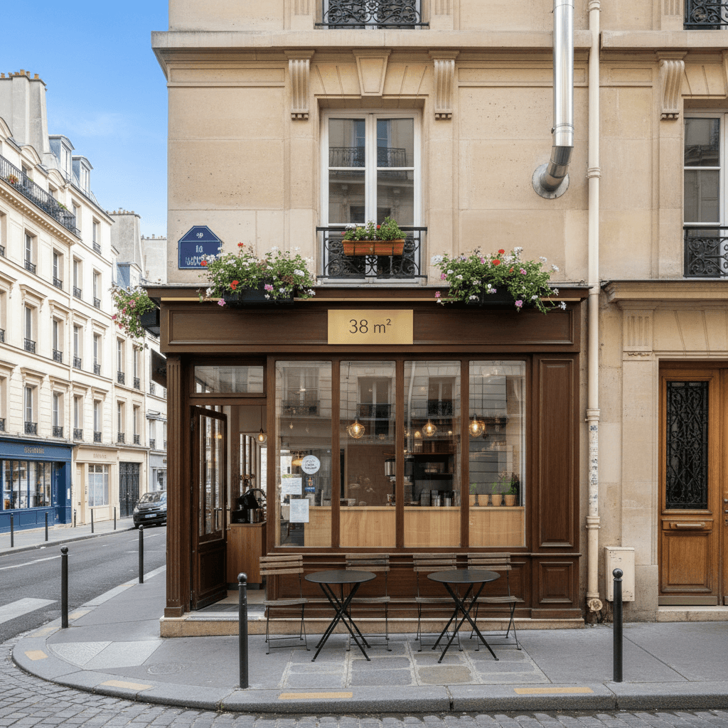 Local Commercial Restauration à Paris - 38 m²
