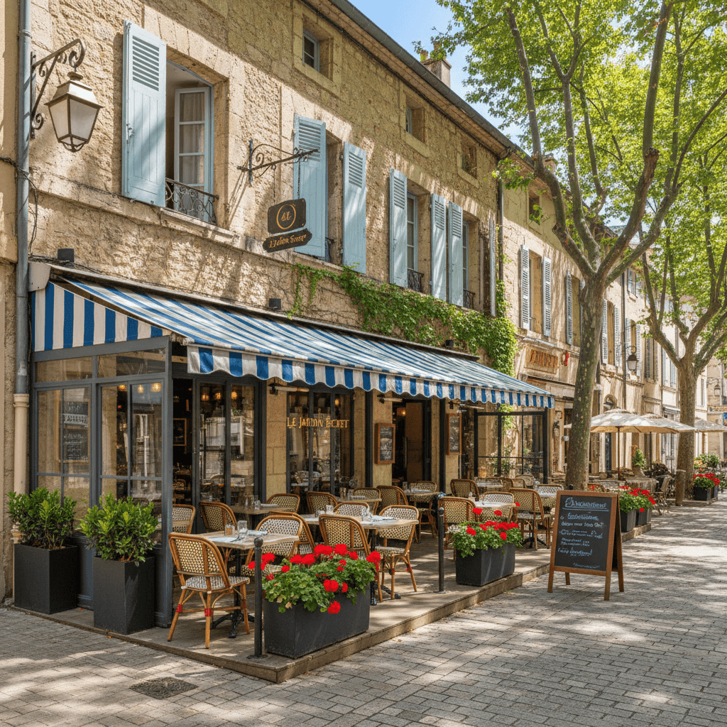 Restaurant 45m² à Montpellier : terrasse - extraction