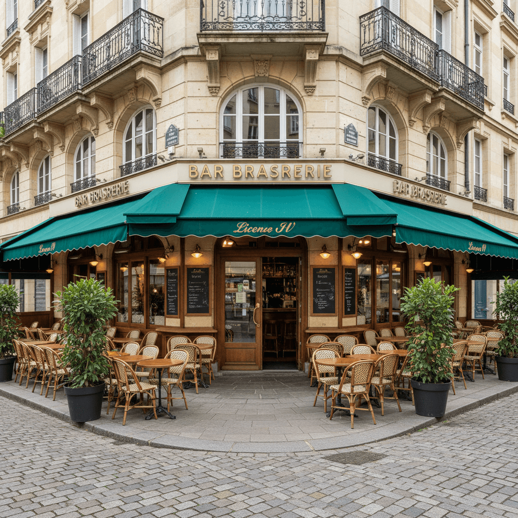 Bar-brasserie à Nantes : terrasse - licence IV