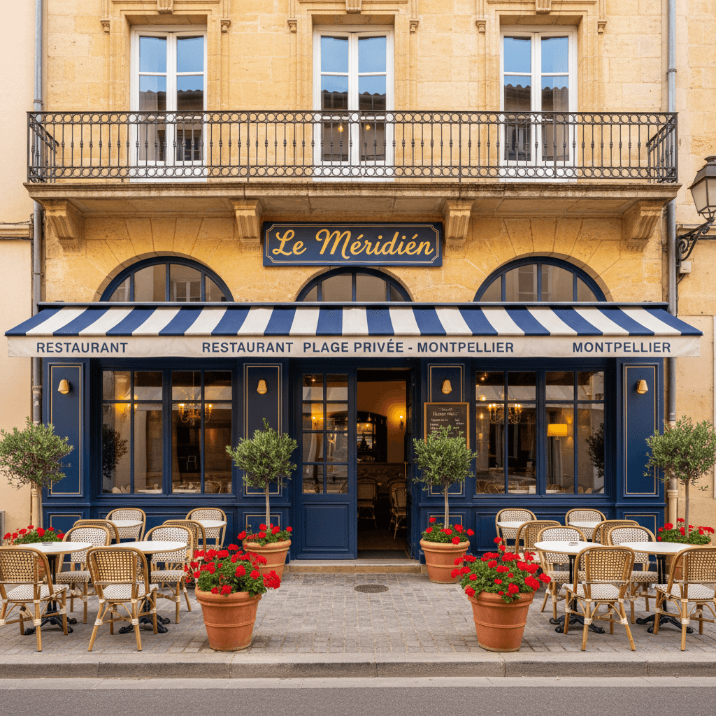 Restaurant 600m² à Montpellier : terrasse - licence IV