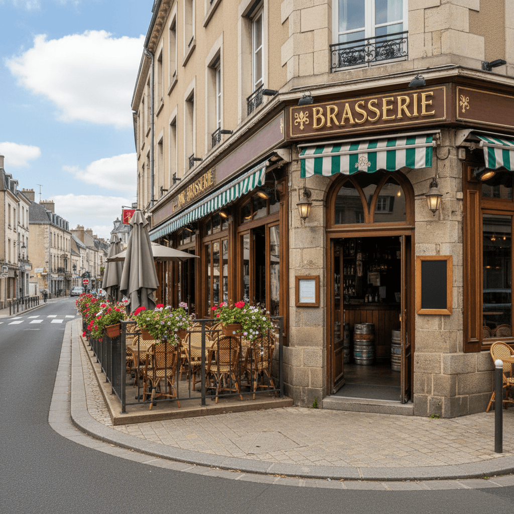 Bar-brasserie 300m² à Nantes : terrasse - licence IV