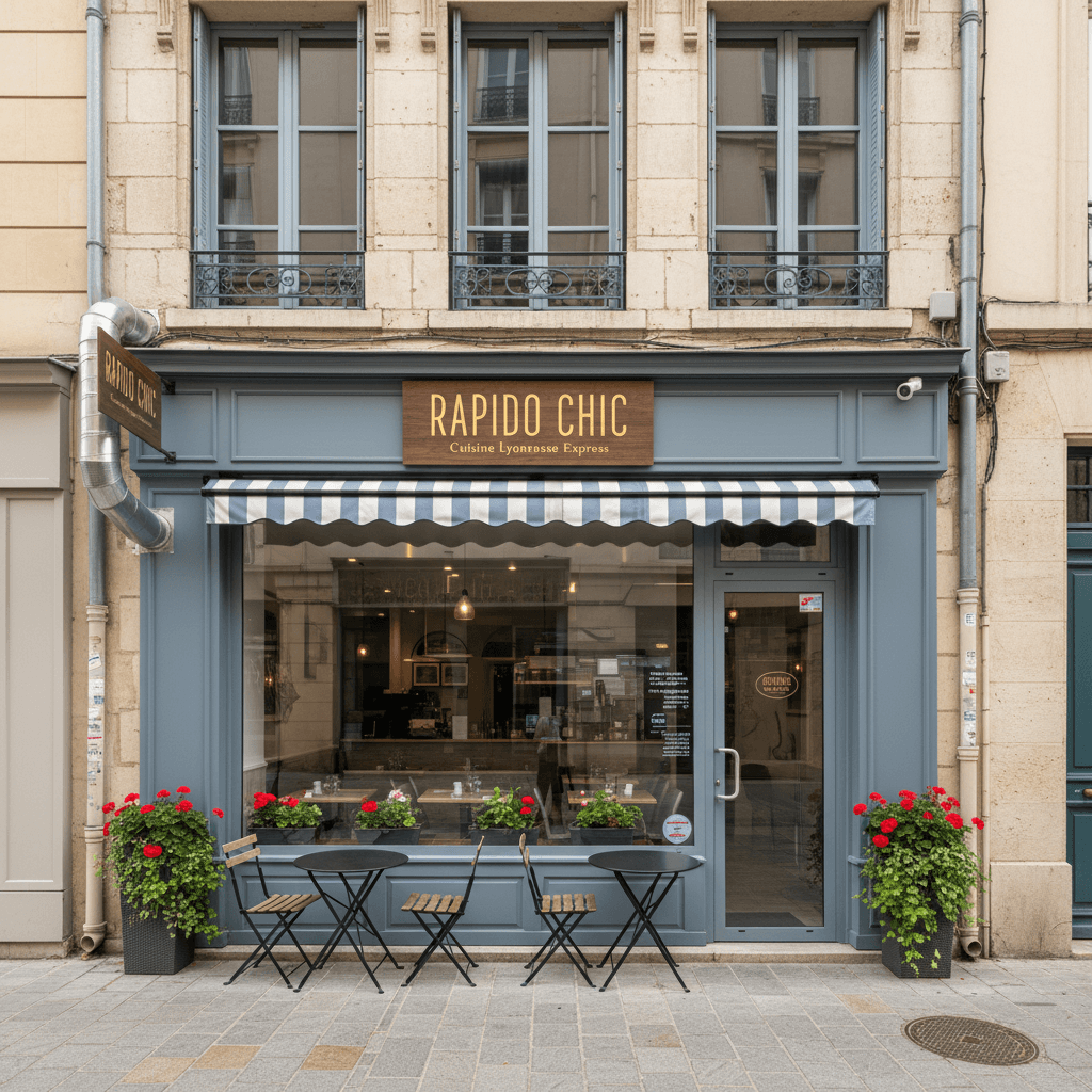 Fast-food 65m² à Lyon : extraction