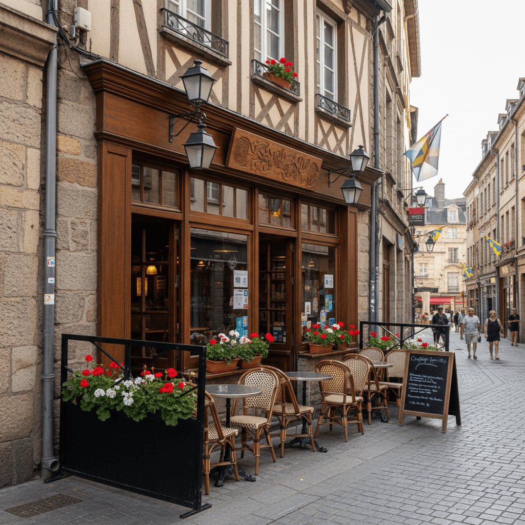 Restaurant à Rennes : terrasse - licence IV