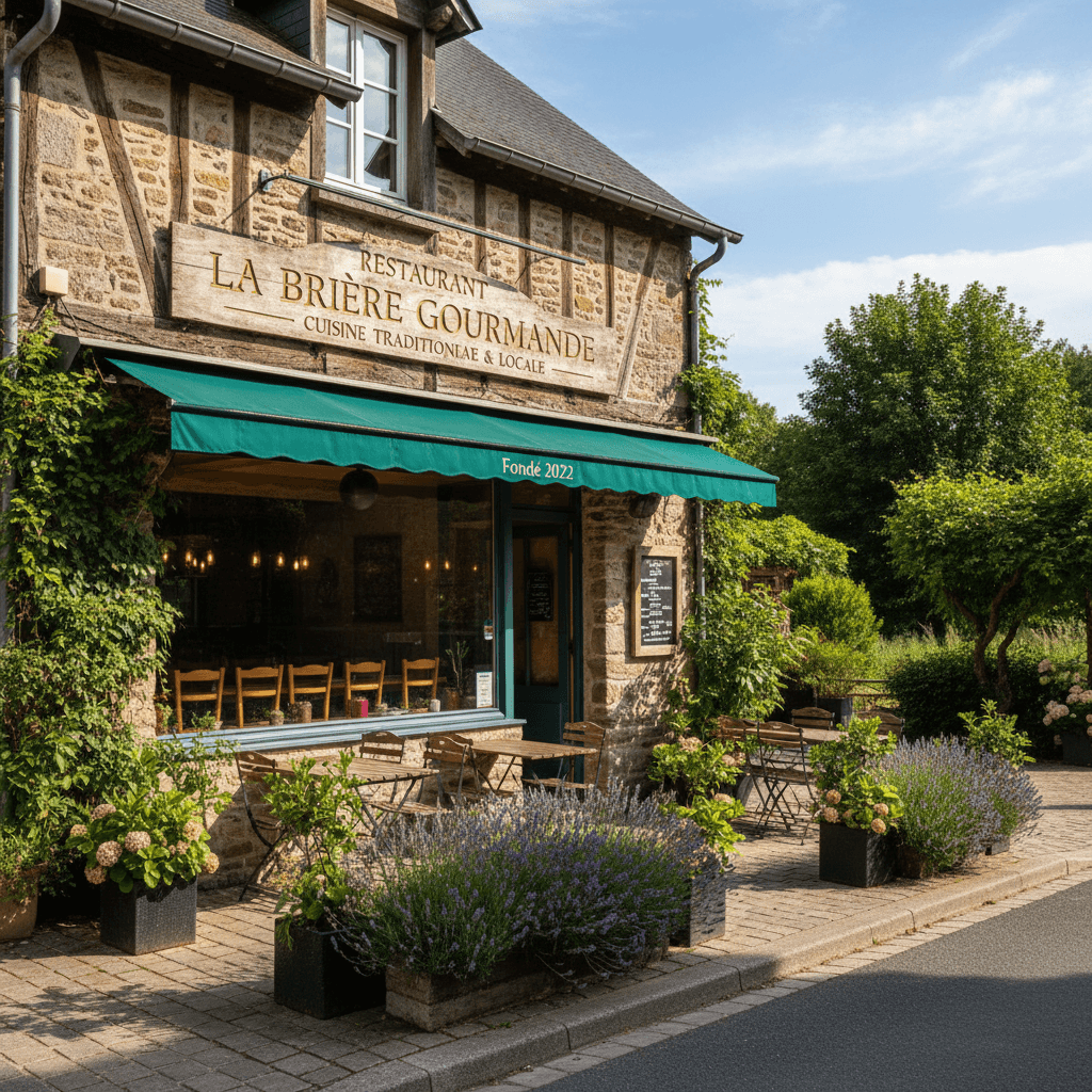 Restaurant 175m² à Nantes : terrasse - extraction
